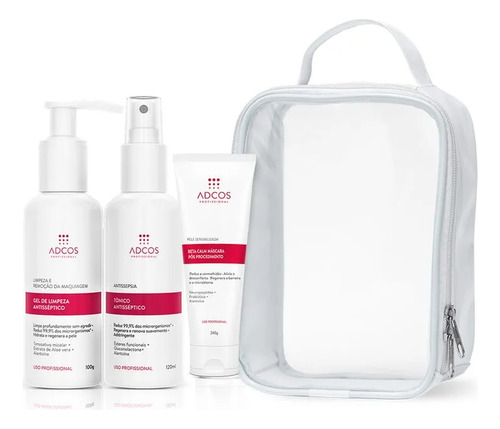 Kit Adcos Facial: Pré E Pós Procedimentos Com 3 Itens Todas Dia/noite