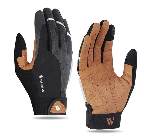 Guantes Bicicleta Full West Biking Respirable Touch Screen