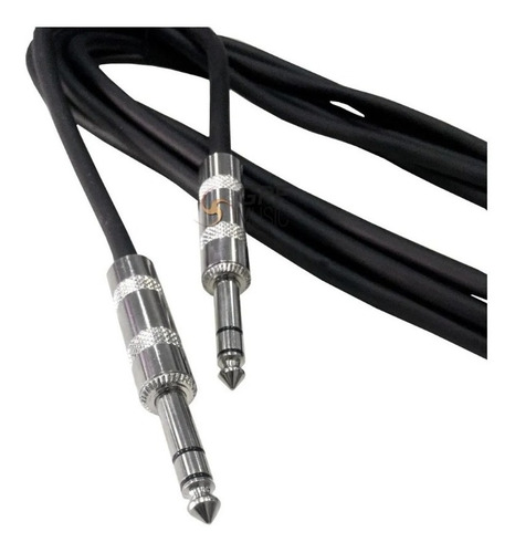 Imagen 2 de 4 de Cable Balanceado Shimura Plug 6.5 Plug 6.5 Trs 3 Mts Stereo