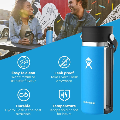 Imagen 6 de 10 de Hydroflask - Mug Vaso Botella Térmica 355ml - Pico Café