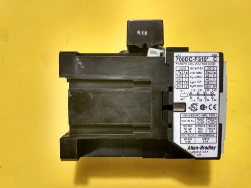 Allen_bradley 700dc-f 310 * 24 V Rele De Bobina (Usado)