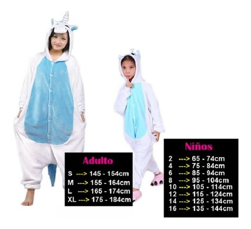 Imagen 2 de 3 de Pijamas Enterizas Unicornio Stich Moda Coreana Exclusiva
