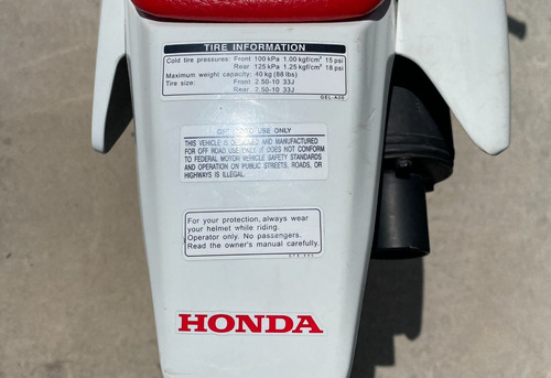 Imagen 12 de 12 de Honda Crf 50 2016