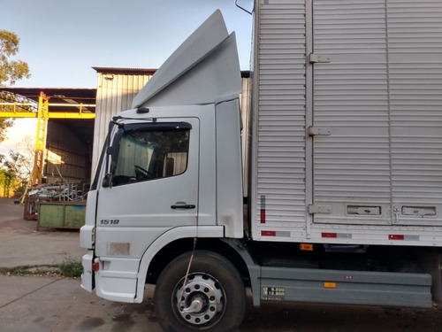 Imagem 7 de 14 de Mb Atego 1518 6x2 Com Baú 8,50 Mt