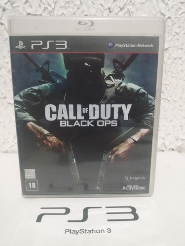 Jogo Call Of Duty Black Ops Ps3 M. Física Completo R$46,90