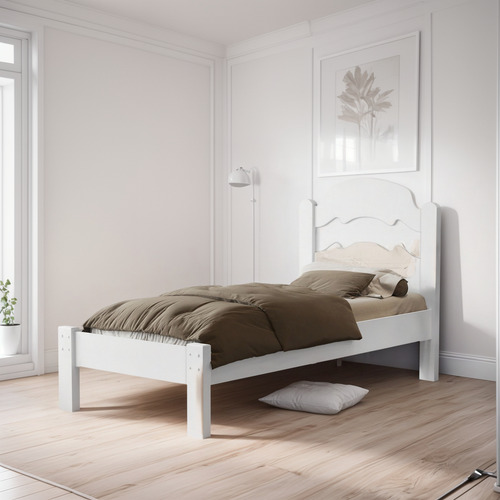 Cama De Solteiro Resistente Com Colchão Incluso