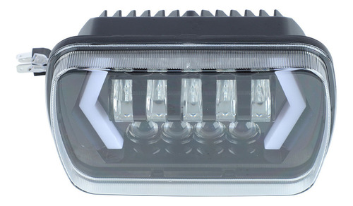 D Faro Led Rectangular De 7 Pulgadas De Alto Brillo