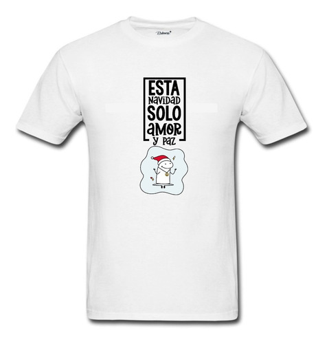 Playera Flork Navidad Esta Navidad Solo Amor Y Paz