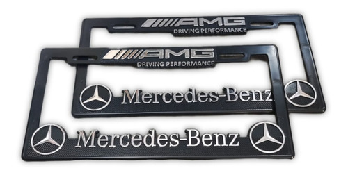 Portaplaca  Mercedes Benz ( 2 Piezas) Amg