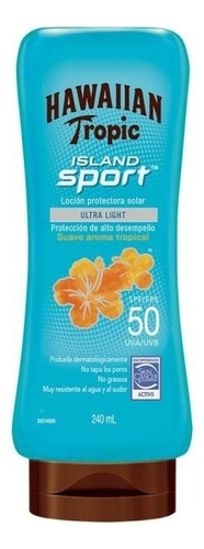 Protector Solar Hawaiian Tropic Island Sport Fps 50 240 Ml