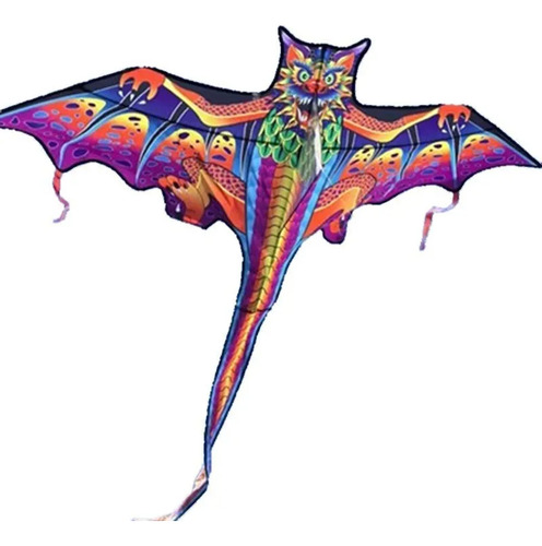 Nuevo Pterodáctilo Cometa 160 Cm Rojo/verde Cometa Dragón De