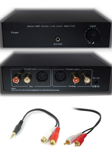 Iboost Amplificador De Audio Estéreo De Nivel De Línea 80.