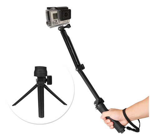 Kit 3-way + Carcasa Para Gopro 9 10 & 11