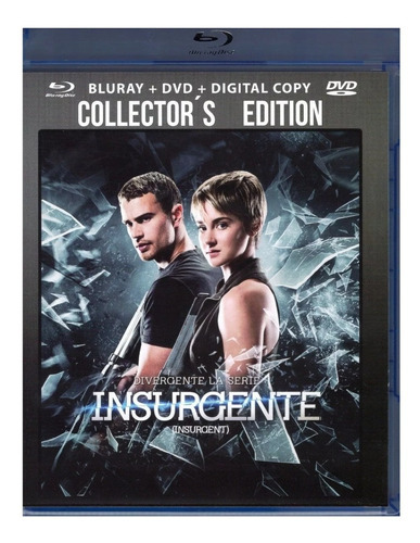 Insurgente Collectors Edition Pelicula Blu-ray + Dvd + Dc