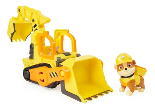 Paw Patrol Vehículo Bulldozer Rubble Construcción Original