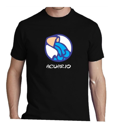 Remera Acuario Cumpleaños Enero Febrero Signo Zodiacal