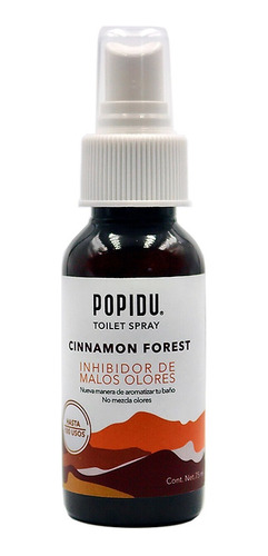 Imagen 1 de 6 de Popidu® Neutraliza Olores Aromatizante Baño. Cinnamon 75ml