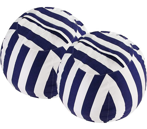 Miaowater 2 Pcs Stuffed Animal Storage Bean Bag Chair Cover,