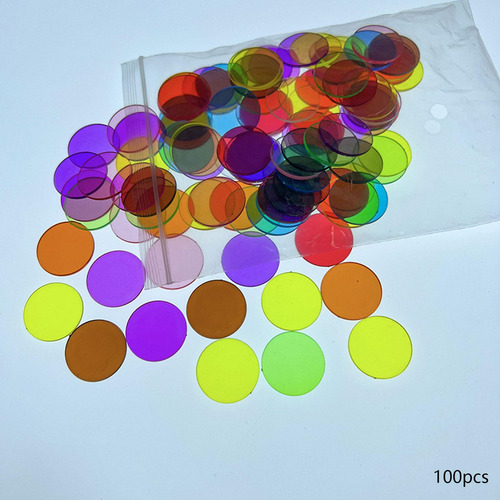 2 X 100 Contadores De Matemáticas De Colores Surtidos Para