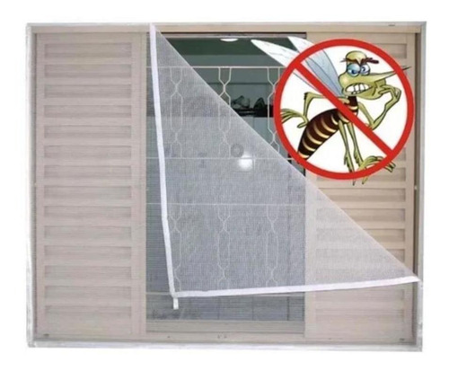 Imagem 5 de 6 de Tela Mosquiteiro Para Janelas 1,00 X 1,00 M Auto Colante