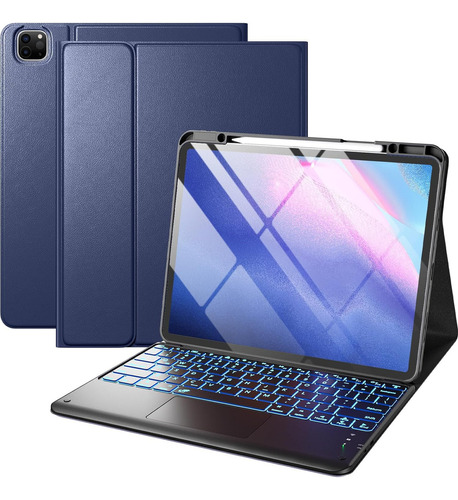 Funda Para iPad Pro 12.9 Con Teclado, iPad Pro 12.9 Retroilu