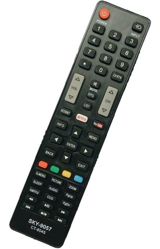 Controle Tv Semp Toshiba Subs O Ct-6670 Ct 8063 Similar