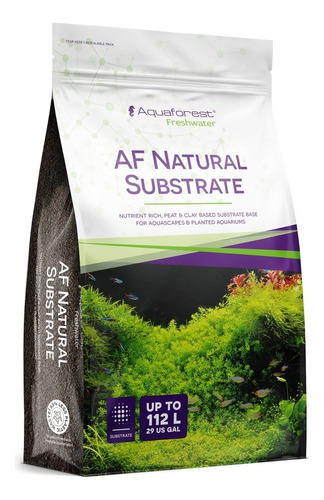 Sustrato natural Aquaforest 7,5 l Substrato 7,5 kg P/ Aquario