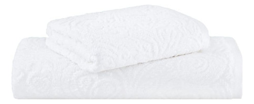 Jogo De Toalhas Buddemeyer Aragon Extra Soft Banho 2 Pçs Cor Branco 1011