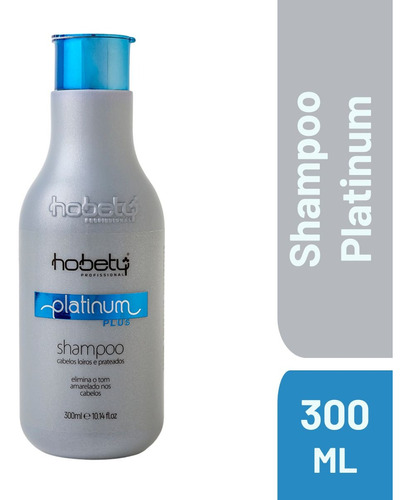 Shampoo Matizador Hobety Platinum Plus 300ml