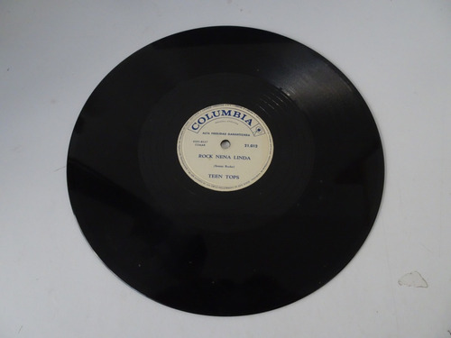 Teen Tops - Presumida - Disco De Pasta 78 Rpm Argentino