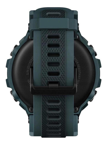 Imagen 5 de 5 de Smartwatch Amazfit Sport T-Rex Pro 1.3" caja 47.7mm de policarbonato steel blue, malla steel blue de silicona A2013