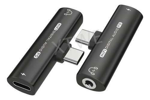 Xtwe Adaptador Tipo C Para Carga Y Audífonos Jack 3.5mm Para iPhone 15 / iPhone 16 Series, Samsung S Series, Huawei Xiaomi