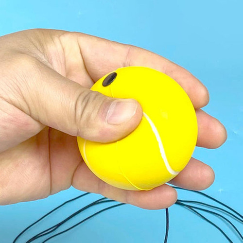 4 Pelota De Tenis Elástica Duradera Con Cuerda Para Pelota