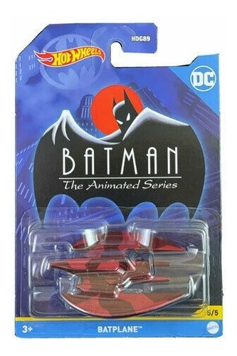 Batplane - Batman Serie Animada Dc Hot Wheels Mattel