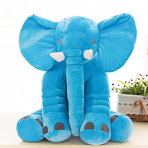 Almohada Peluche Apego Elefante Felpa Cojín Para Niños Bebe