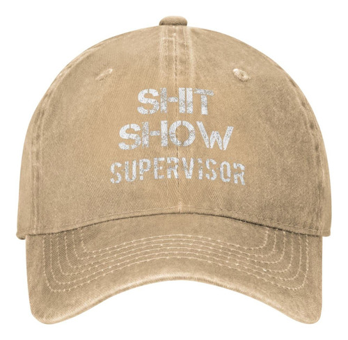 Buingbfg Shit Show Supervisor Hat Para Mujer Gorras De Béis