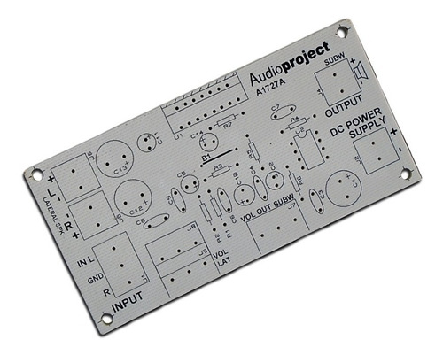 Circuito Impreso Para Armar Amplificador 2.1 11+11+38 Watts