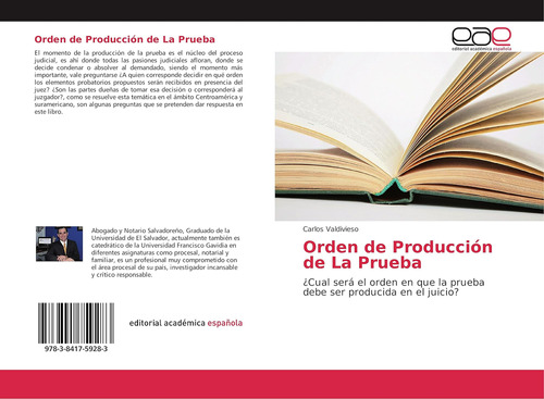 Libro: Orden Producción La Prueba: ¿cual Será Orden