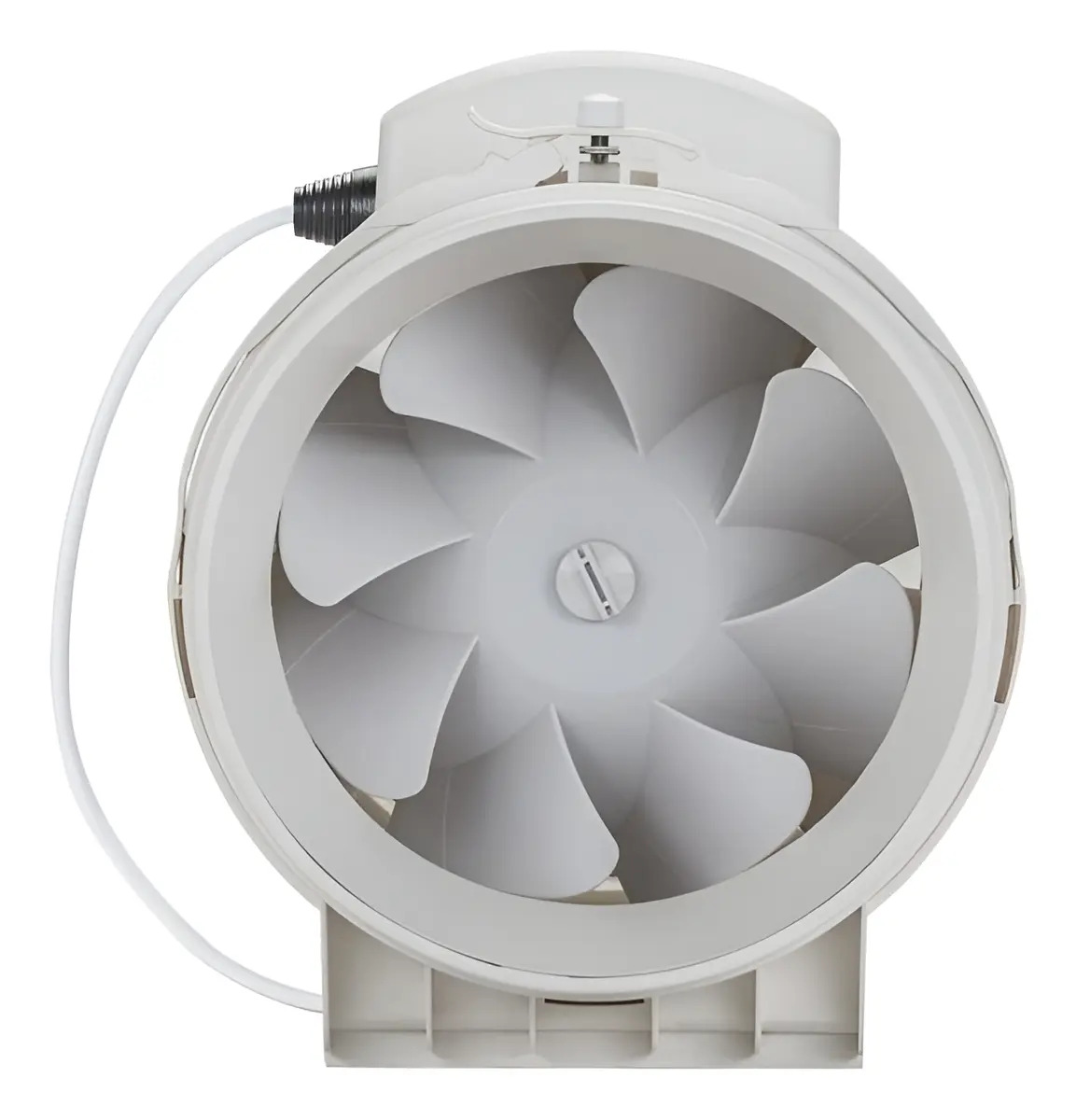 Exaustor Axial In Line Turbo EXL 200mm Branco 155w Ventisol