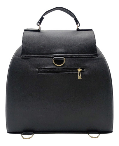 Bolsa Mochila De Blackpink 2 En 1 Hecho En México Negro Negro Liso