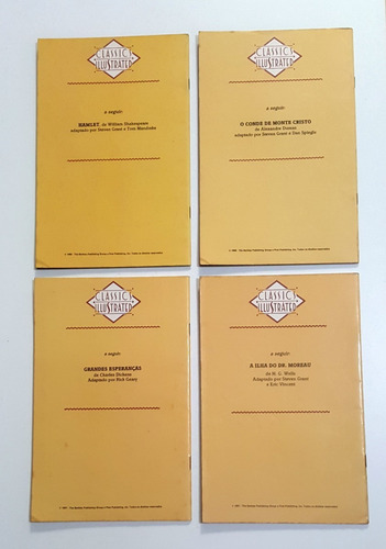 Classics Illustrated 1 A 12 Completa 1990 Ed Abril Excelente (Usado)