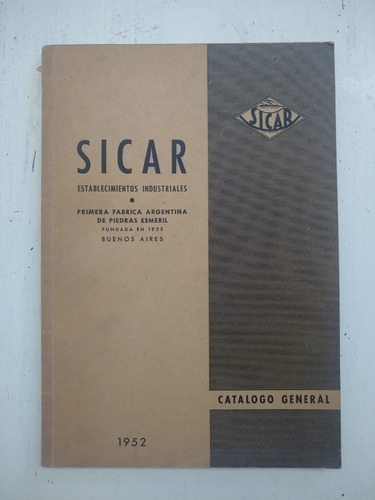 Sicar Catalogo General 1952