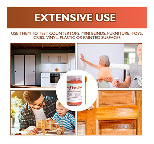 - Kit De Bastoncillos Para Prueba De Pintura Con Plomo: 60