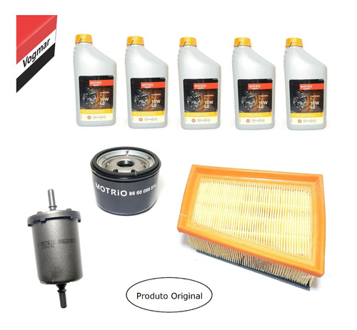 Kit Troca De Oleo Filtros Nissan Livina Motor 1.6 16v