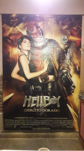 Hellboy 2 Banner Poster Cine 214cms X 147cms 