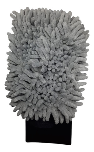 Guante Microfibra Gris Suave Gris Oscuro