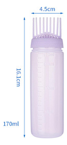 Botella Aplicadora De Peine De Raíz, Botella Para Púrpura
