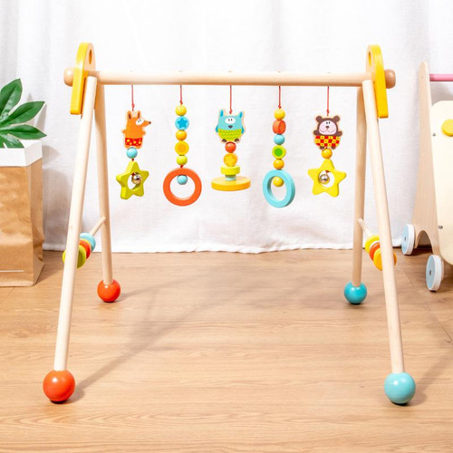 Marco De Fitness Para Bebés Montessori Barra Colgante Fácil