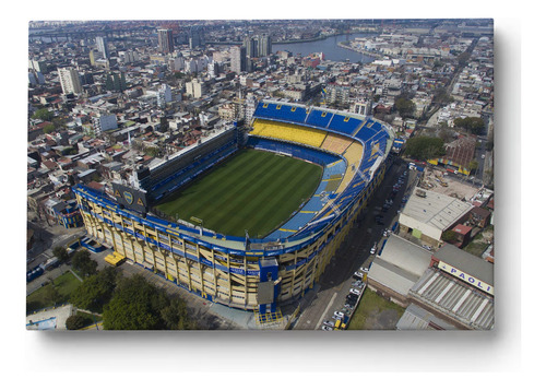 Cuadro Estadio Boca Juniors Vs Medidas Impreso Lienzo Canvas Estadio Boca 60x40