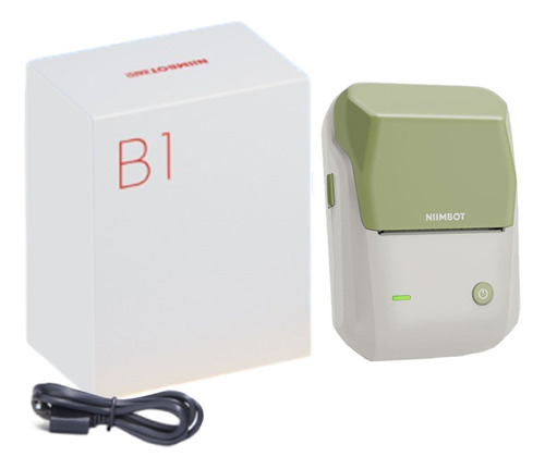 Impressora De Etiquetas Multifuncional Bluetooth Portátil Cor Luz Verde